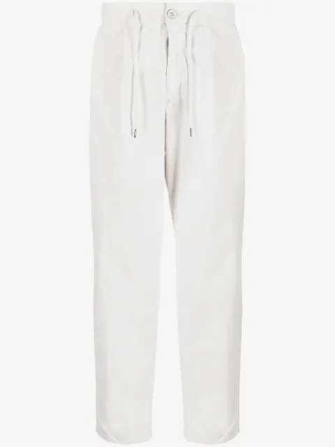 Herno straight-leg drawstring trousers