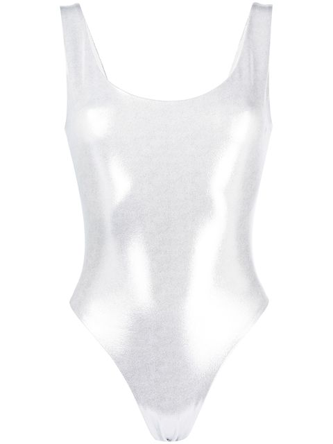 Alexandre Vauthier metallic-effect sleeveless body