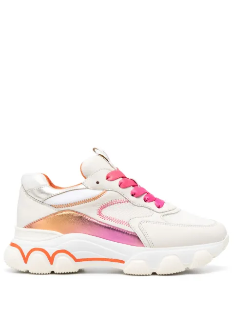 Hogan chunky-sole low-top leather sneakers