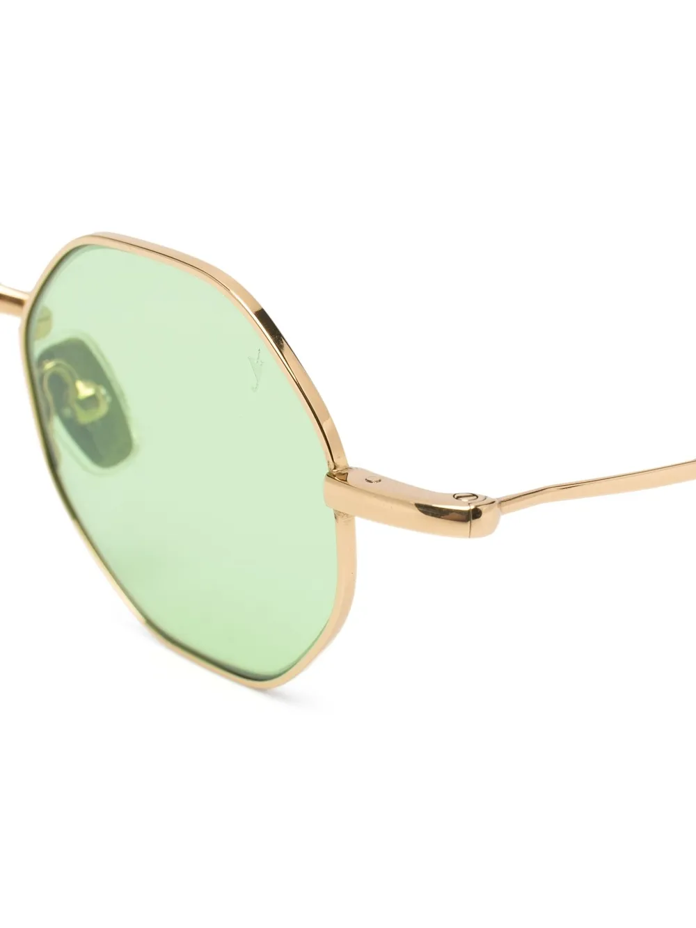  Eyepetizer Tinted-lenses Geometric-frame Sunglasses - Gold 