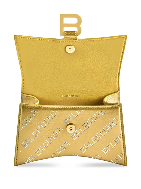 Balenciaga yellow top purse