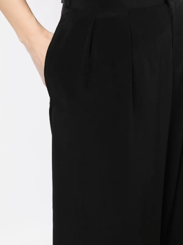 Yohji Yamamoto クロップド サルエルパンツ | ブラック | FARFETCH JP 