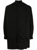 Yohji Yamamoto plain cotton shirt - Black
