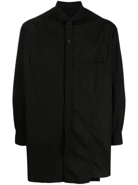Yohji Yamamoto plain cotton shirt