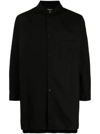 Yohji Yamamoto バンドカラー シャツ - Farfetch