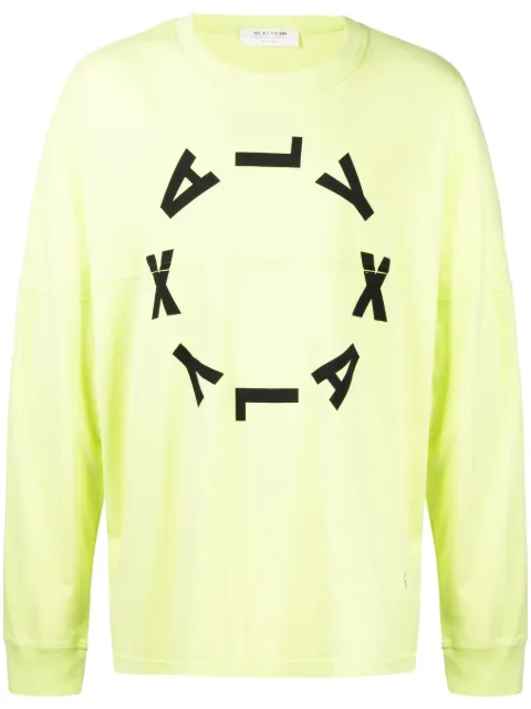 1017 ALYX 9SM logo-print long-sleeve T-shirt
