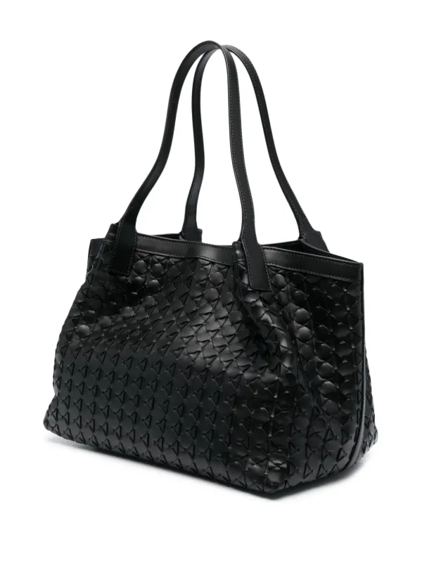 Serapian Mini Secret Mosaico Handbag | Black | FARFETCH