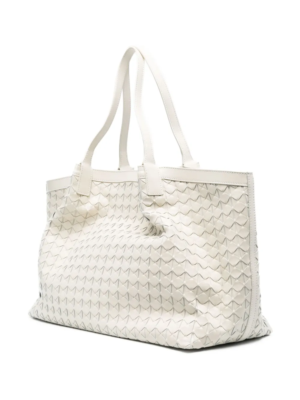 Serapian Textured Shoulder Bag In Nude