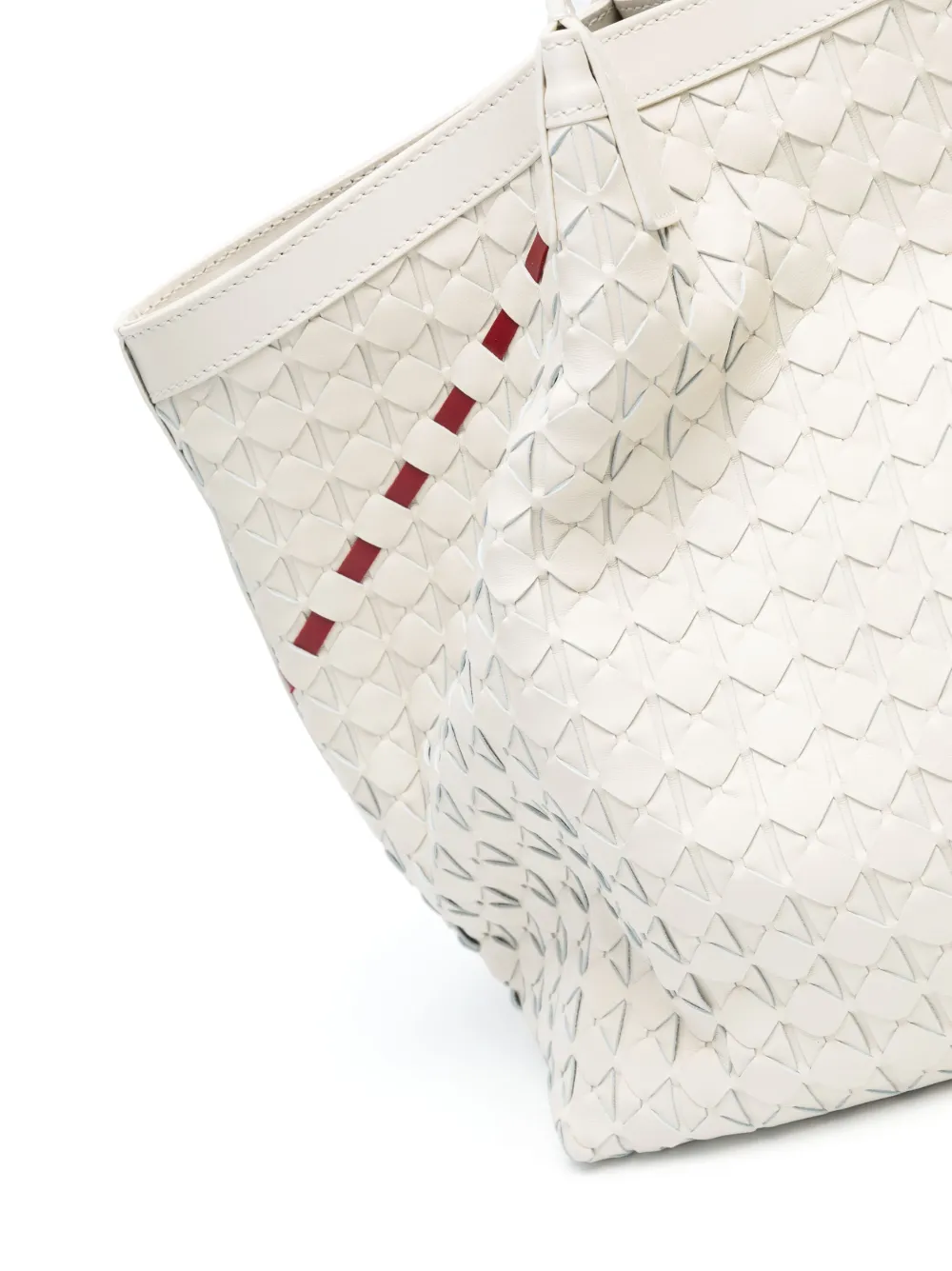 Serapian Textured Shoulder Bag In Nude