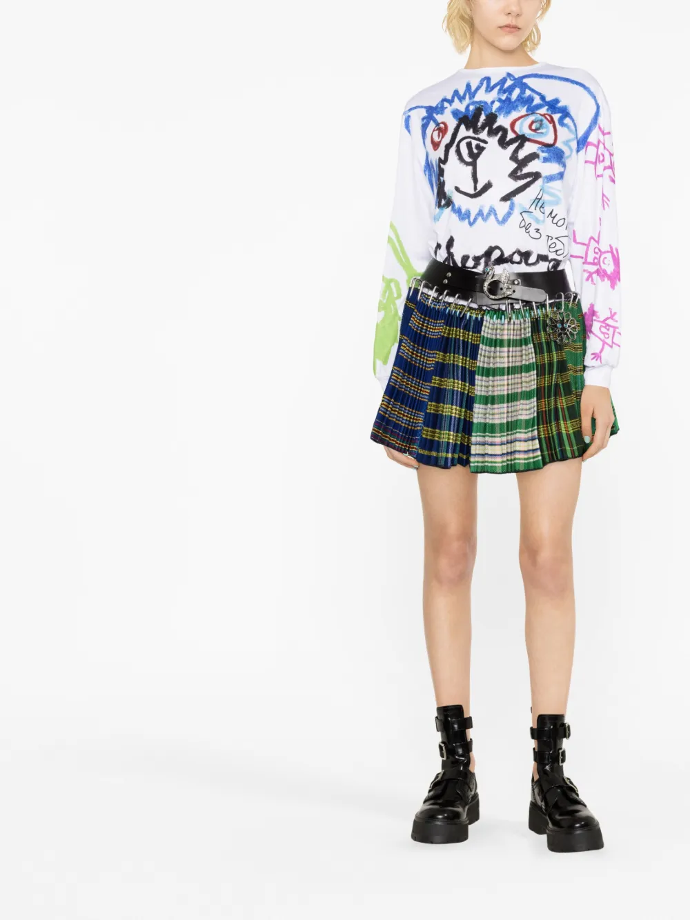 Chopova Lowena T-shirt met print - Wit