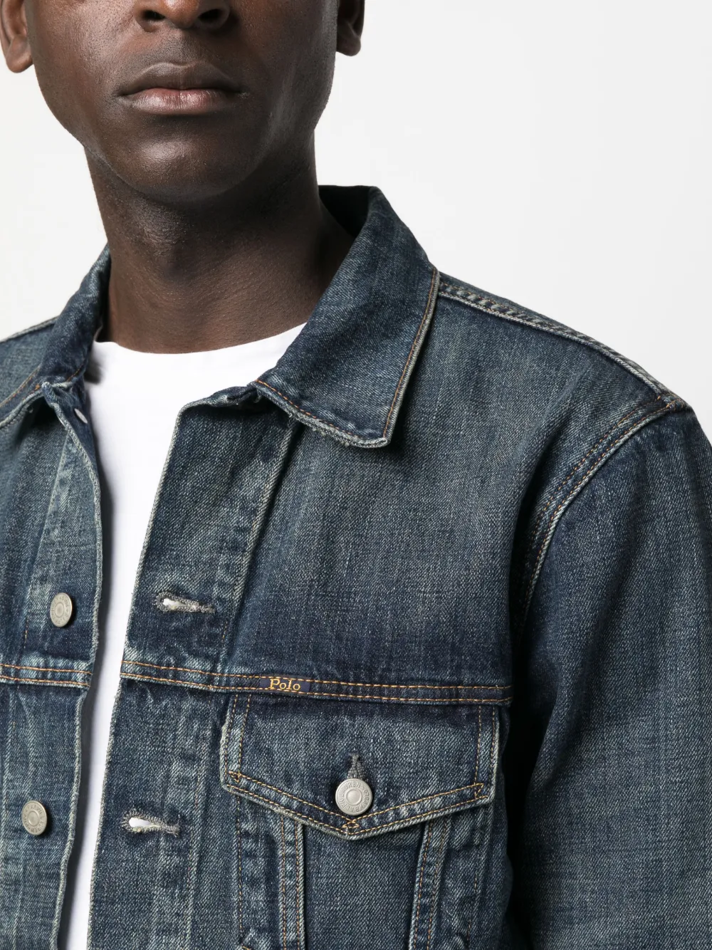 Polo Ralph Lauren button-up Cotton Denim Jacket - Farfetch