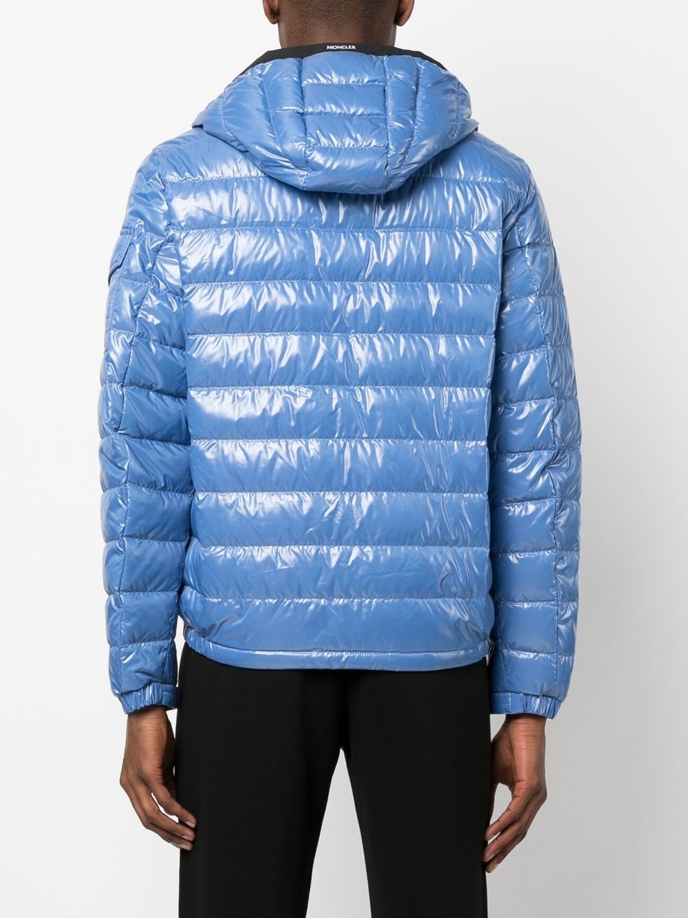 Moncler montclar logo discount trim down jacket