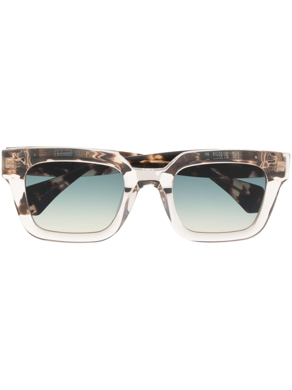 Vivienne Westwood Cary Rectangle-frame Sunglasses In Braun