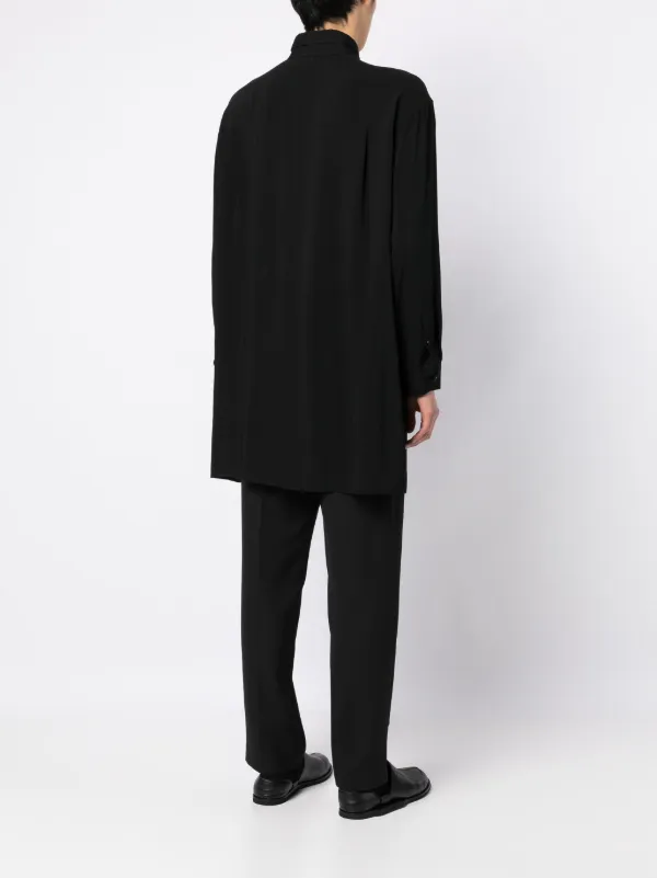 Yohji Yamamoto グラフィック シャツ | ブラック | FARFETCH JP