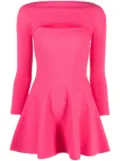 DSQUARED2 cut-out flared mini dress - Pink