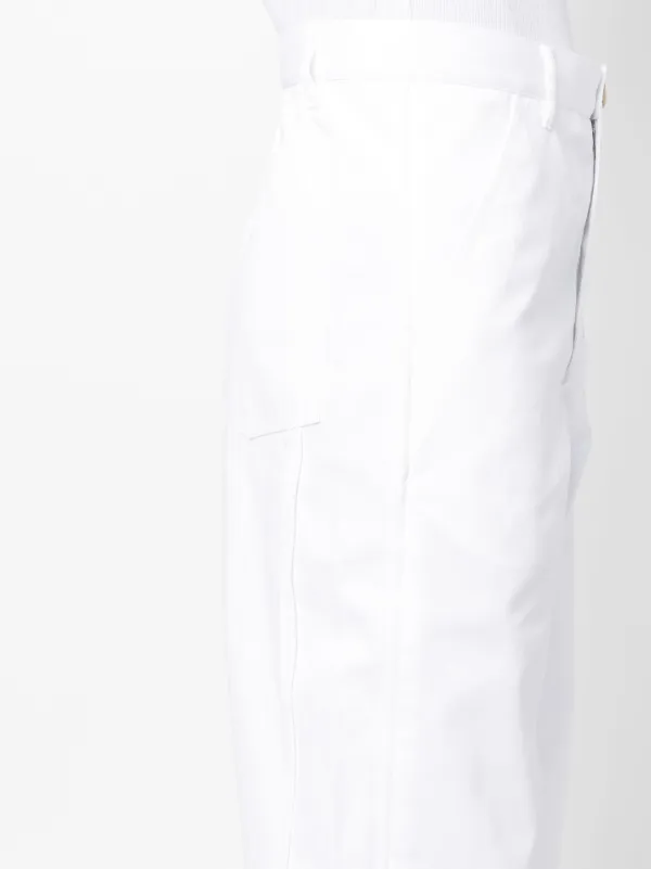 Comme Des Garçons Shirt straight-leg Trousers | White | FARFETCH
