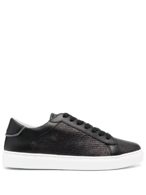 スニーカー FABIANA FILIPPI Leather trainers with diamond thread Fabiana Filippi | Shoes | Fabiana Filippi Women Leather