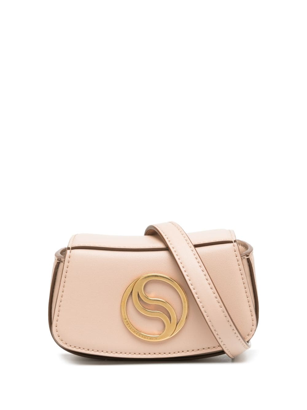 Stella Mccartney S-wave Mini Bag In Neutrals