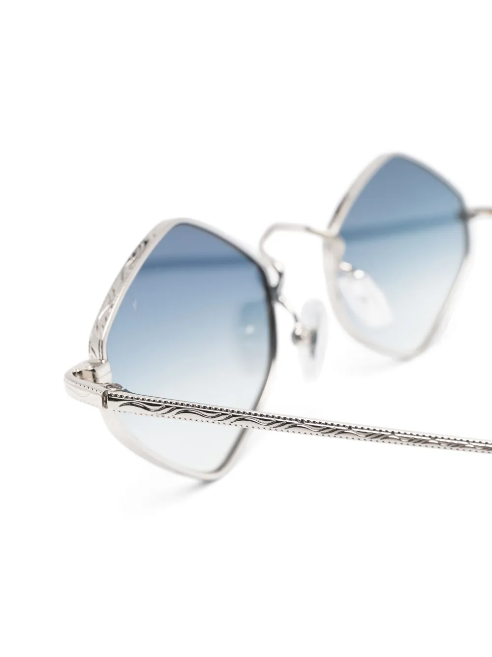 Eyepetizer Sonnenbrille Mit Geometrischem Gestell In Silver