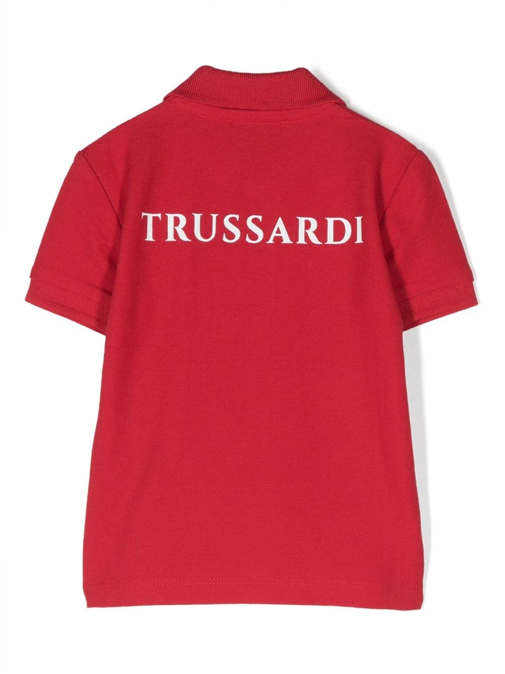 TRUSSARDI JUNIOR T-shirt met logoprint - Rood