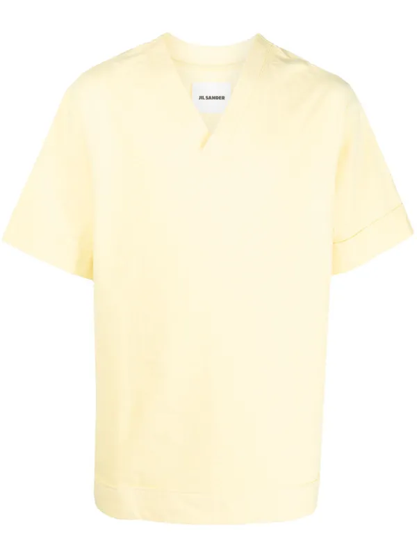 Jil Sander - V-neck Knit T-Shirt