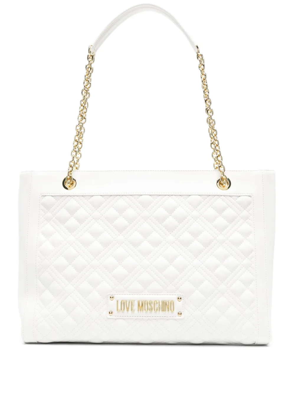 Love Moschino Tote Capitonada Con Letras Del Logo Farfetch