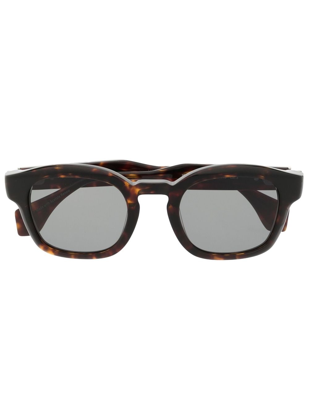 vivienne westwood lunettes de soleil cary à monture rectangulaire - marron