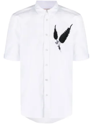 Alexander mcqueen hot sale bird shirt