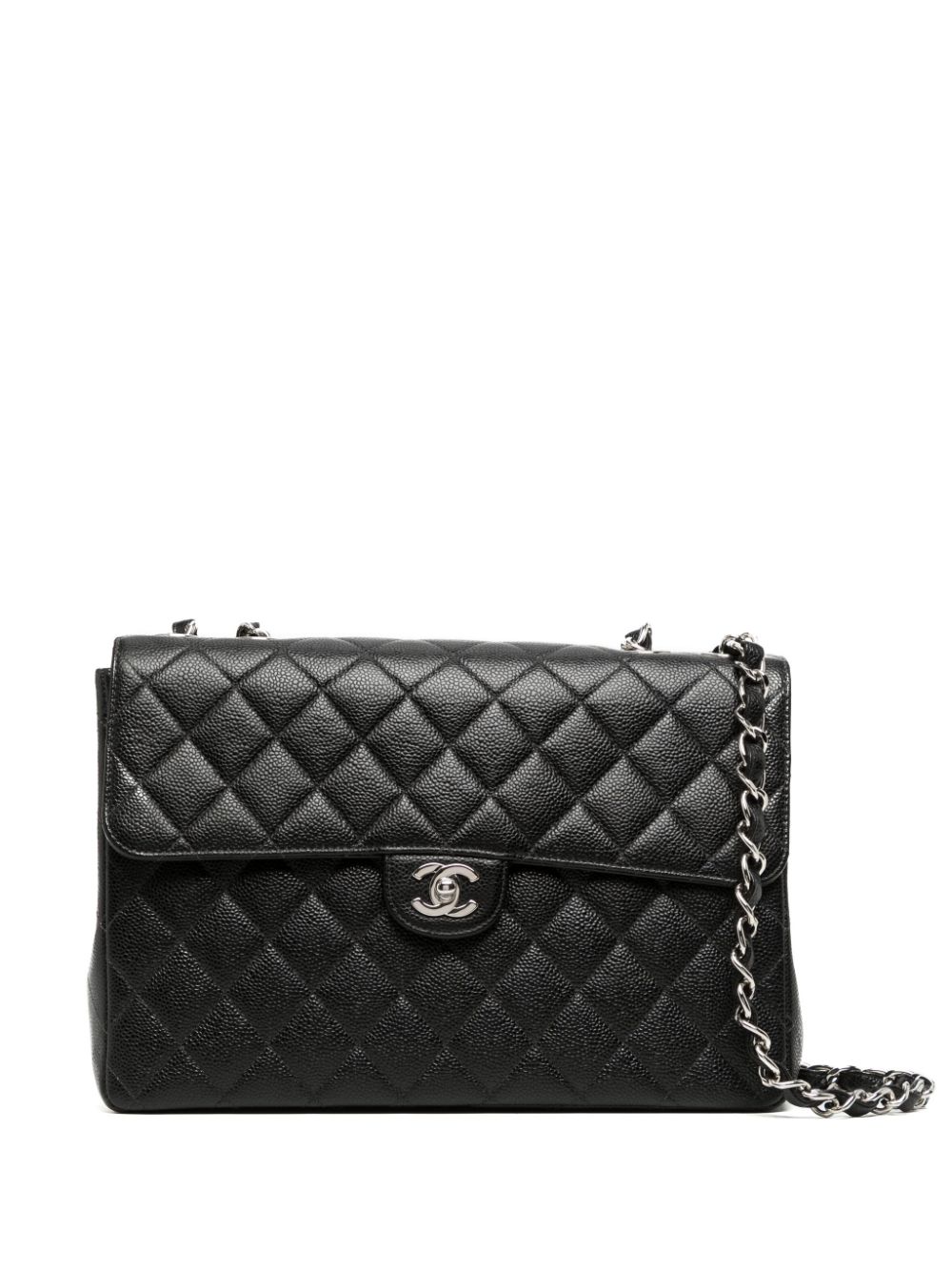 CHANEL Pre-Owned 2000 Classic Flap Jumbo shoulder bag – Black