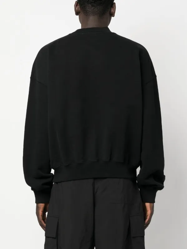 Off-White slogan-print Sweatshirt | Black | FARFETCH JO