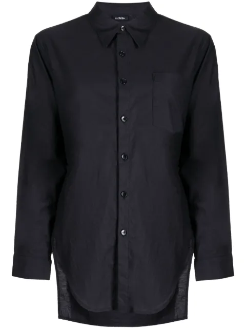 Yohji Yamamoto camisa manga larga