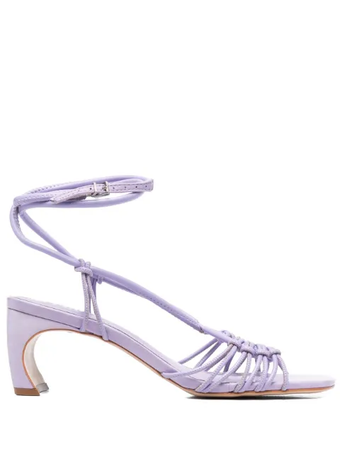 Schutz - strappy 65mm leather sandals