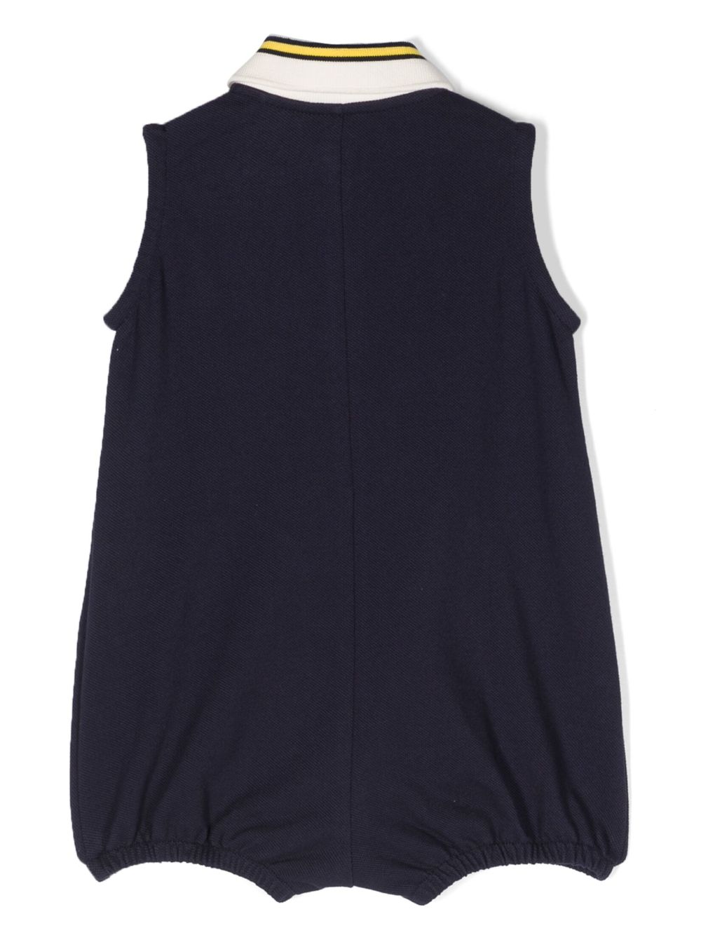 Palm Angels Kids Romper met geborduurd logo - Blauw