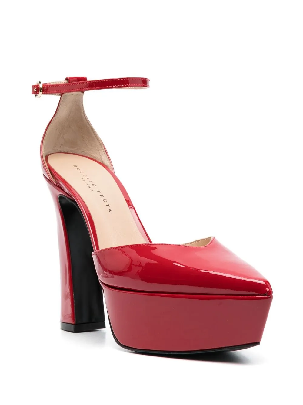 Roberto Festa Gelakte sandalen - Rood