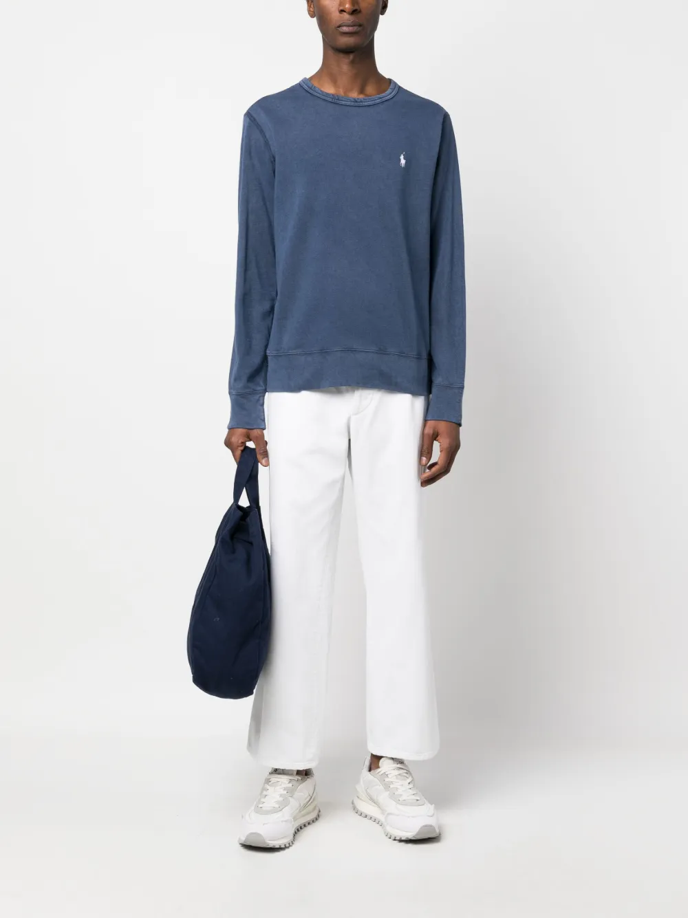 Polo Ralph Lauren Polo Pony-motif cotton sweatshirt - Blauw