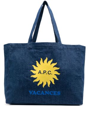 在庫あお得 A.P.C. アーペーセー BLU トートバッグ メンズ 春夏2023