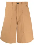 A.P.C. Melbourne cotton canvas shorts - Brown