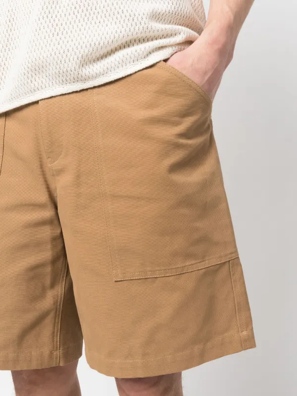 【関税込み】A.P.C. ブラウン Camberra ショートパンツ A.P.C. Melbourne キャンバス ショートパンツ | ブラウン