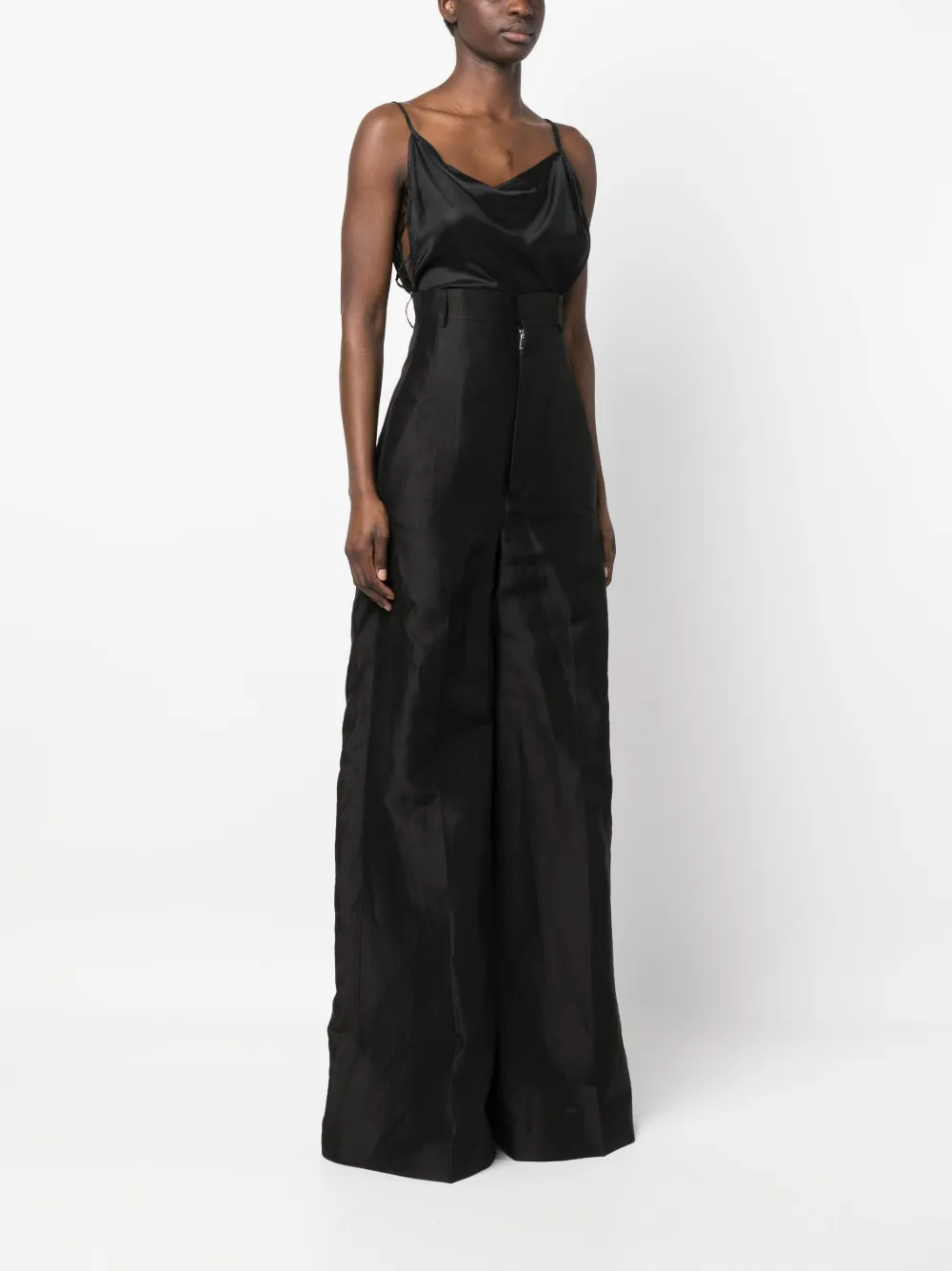 Rick Owens high-waist wide-leg trousers | Trousers | Image 3
