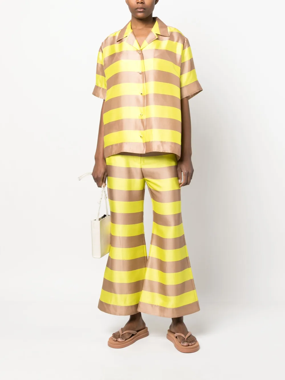 ZIMMERMANN Flared broek - Geel