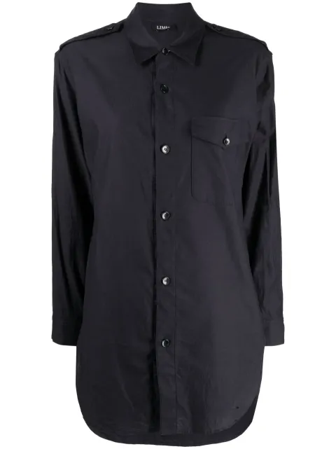 Yohji Yamamoto long-sleeve cotton shirt