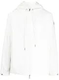 Moncler zip-fastening hooded jacket - White