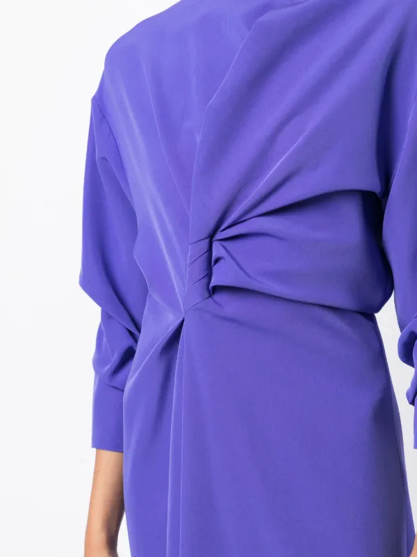A.W.A.K.E. Mode Asymmetric Draped Long Dress - Farfetch