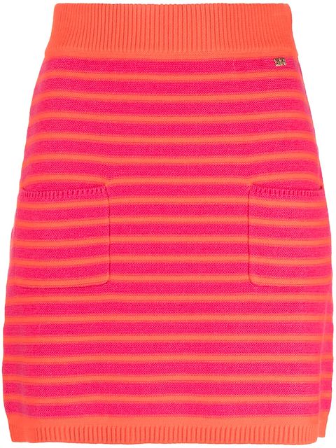Sonia Rykiel striped knitted short skirt