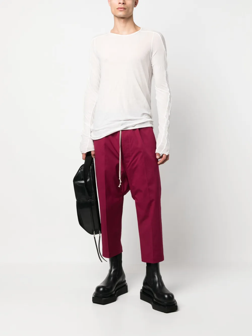 Rick Owens Cropped broek - Roze