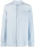 Woolrich long-sleeve linen shirt - Blue