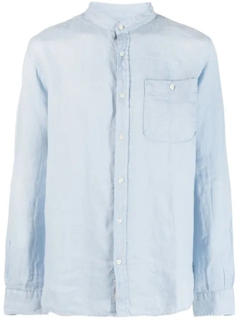 Woolrich chemise en lin à manches longues