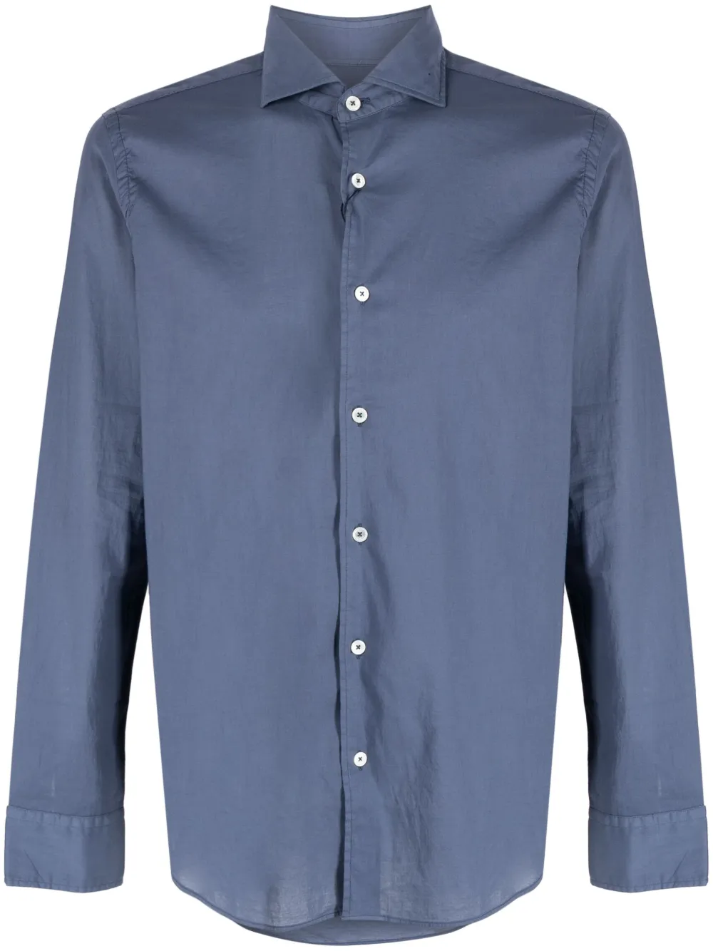 Fedeli plain cotton-blend shirt