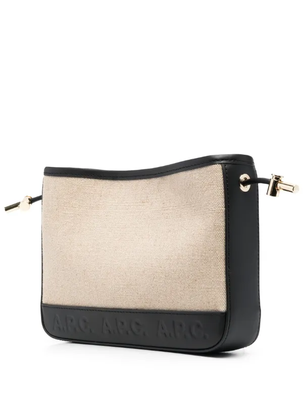 ショルダーバッグ・ポシェット Helene Shoulder Bag - A.P.C. - Canvas - Black A.P.C. Helene Canvas Shoulder Bag | Neutrals | FARFETCH