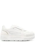 Ea7 Emporio Armani lace-up platform sneakers - White